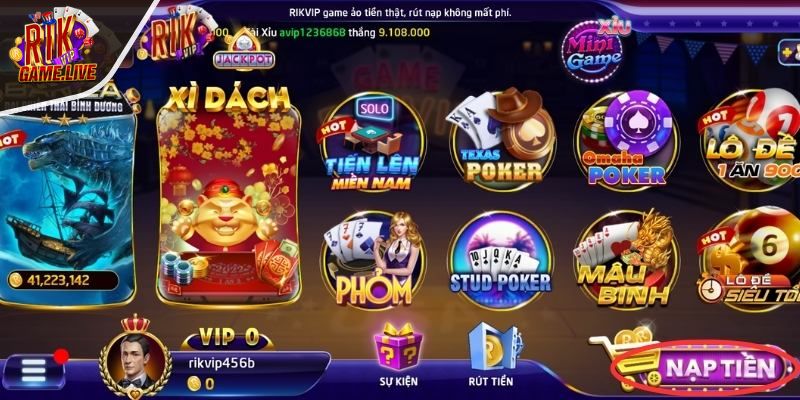 Đăng ký tài khoản và nạp tiền