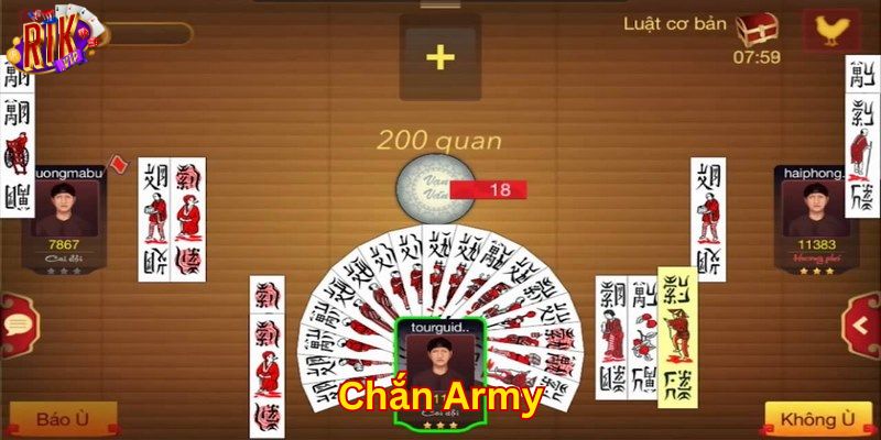 Cách chơi chắn army dễ hiểu cho tân thủ